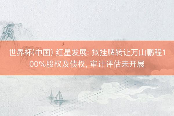 世界杯(中国) 红星发展: 拟挂牌转让万山鹏程100%股权及债权， 审计评估未开展