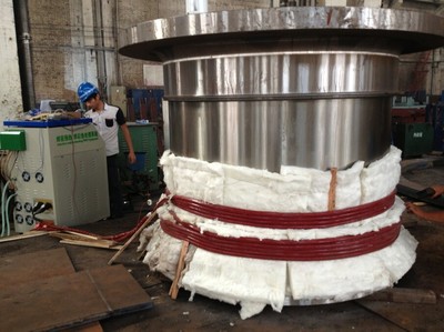 压力容器加热设备与预热保温设备 青岛水木感应设备产品展示